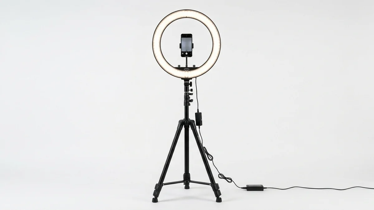Ring light for better virtual try-on photos