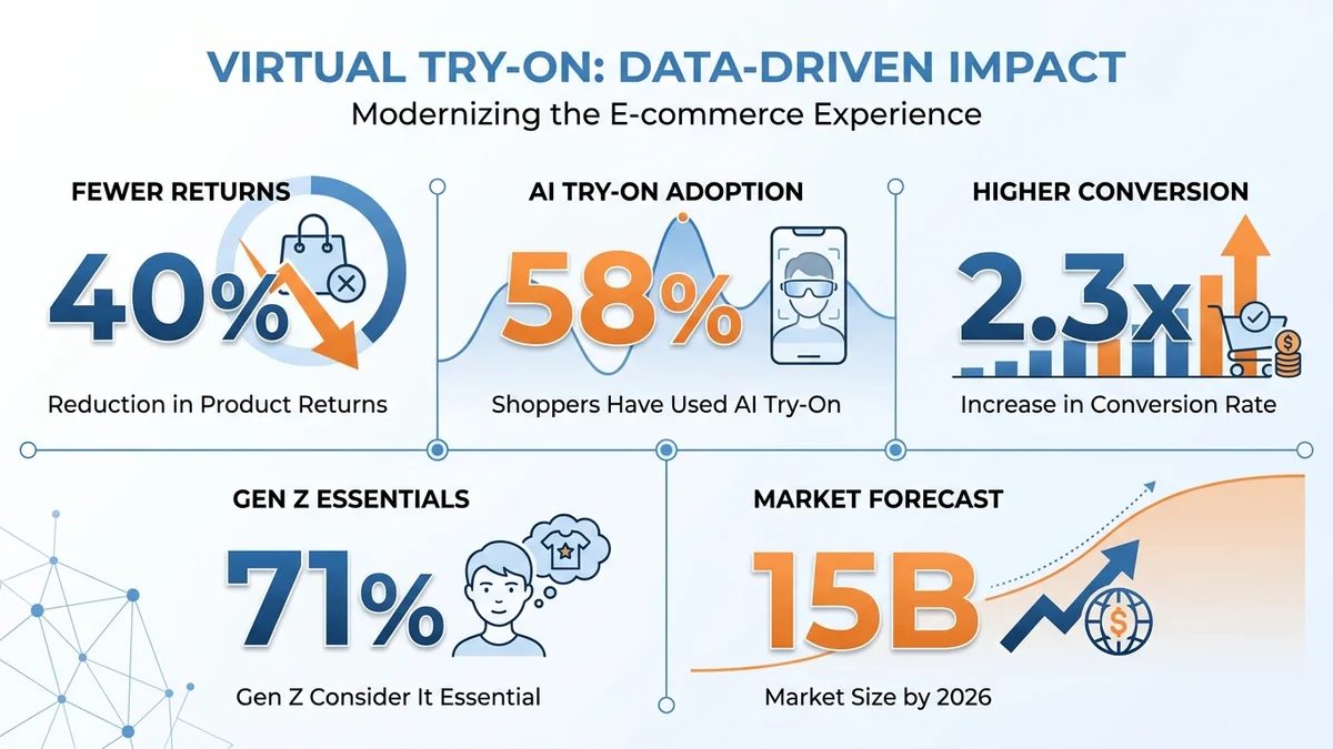 Amazon Virtual Try-On Statistics - Market data and adoption rates for virtual shopping technology