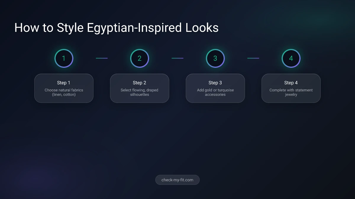 How to Style Egyptian Fashion Process
