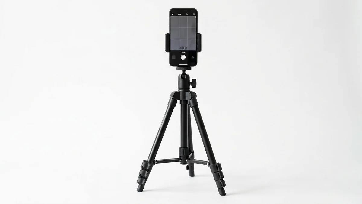 Phone tripod for full body fashion photos