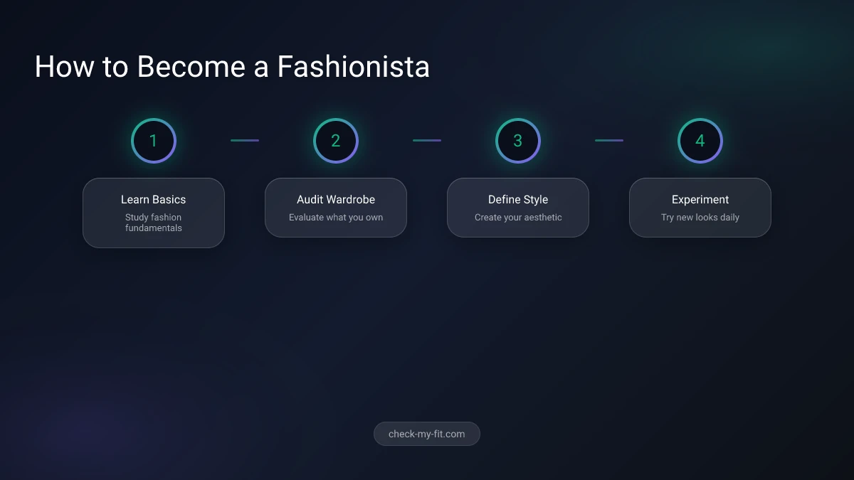 Steps to become a fashionista