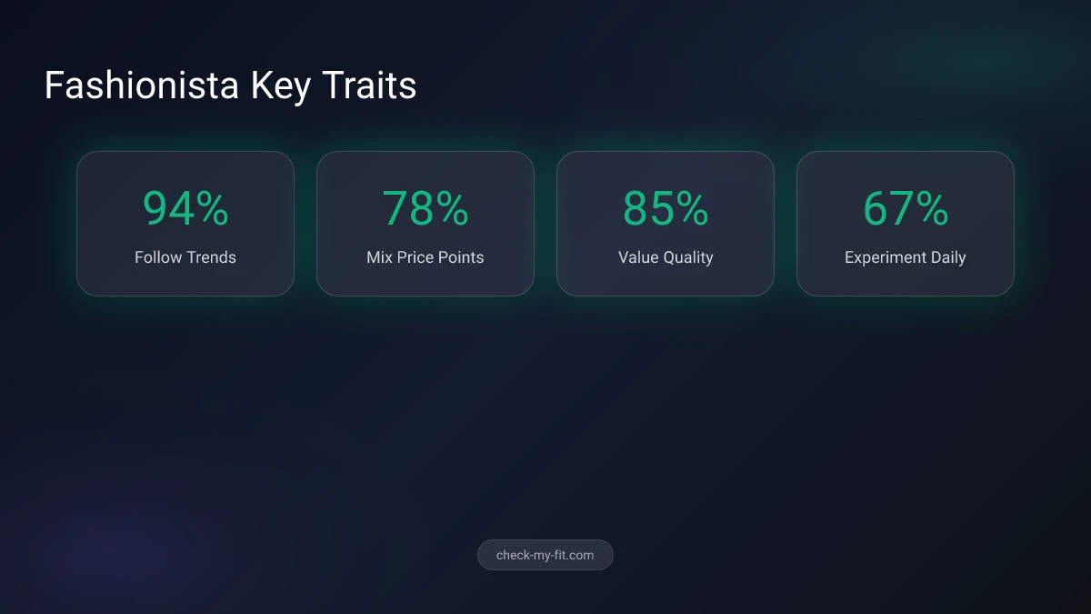 Fashionista style statistics and key traits
