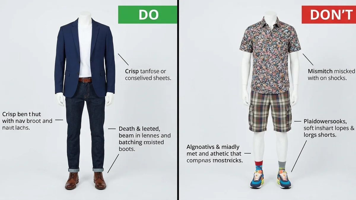 Do's and don'ts of outfit matching comparison