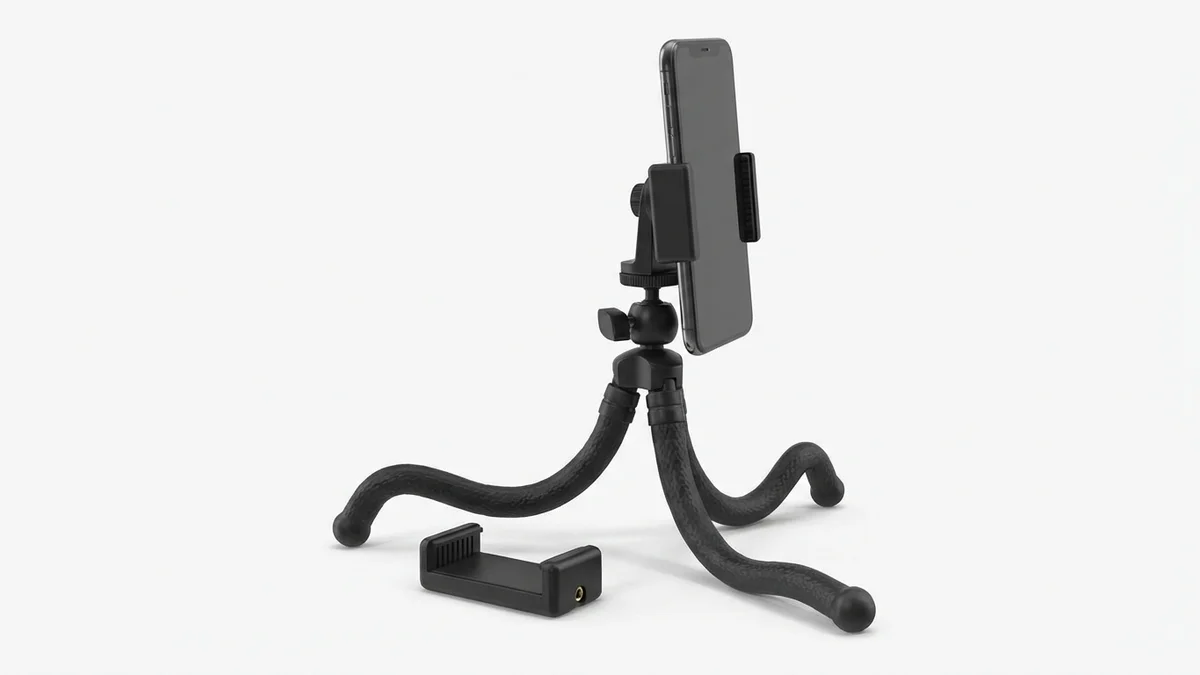 Phone tripod for full body photos