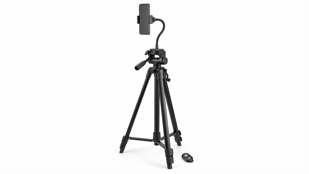 Phone tripod for product photography