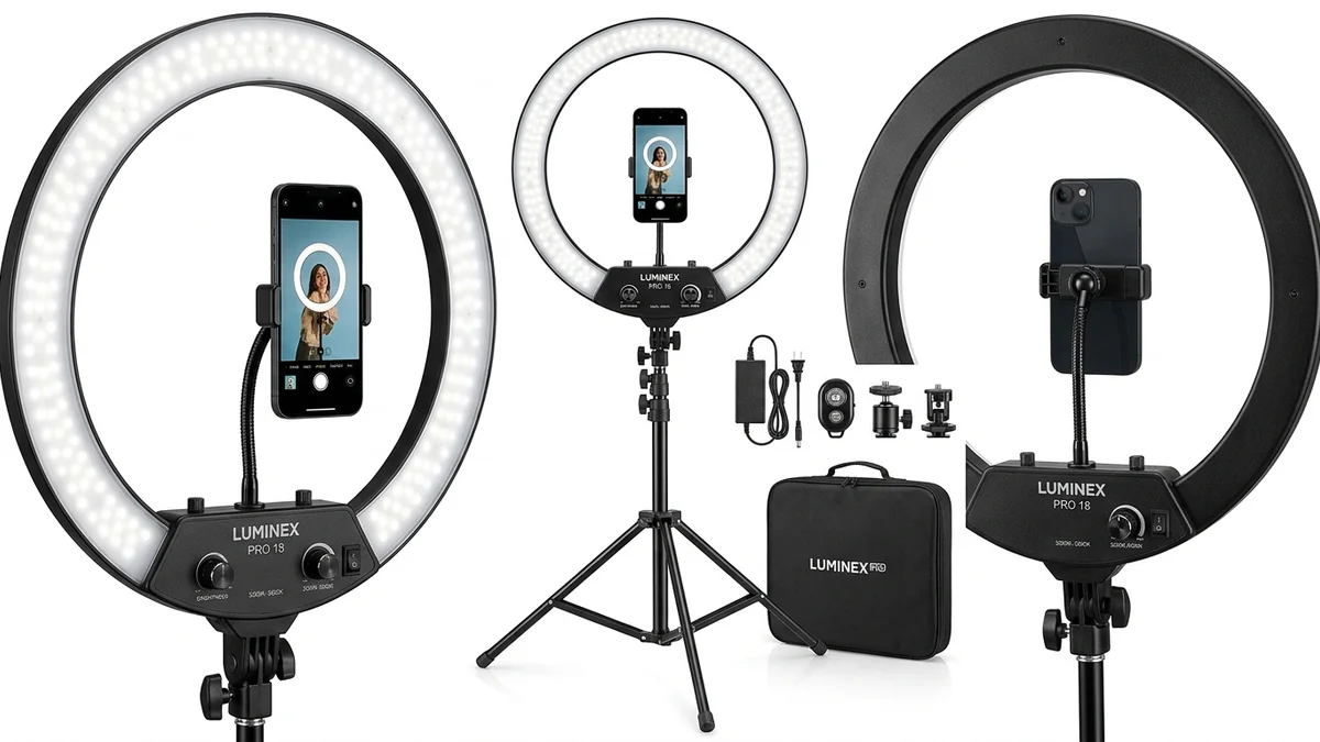 Neewer Ring Light for clothing photography lighting