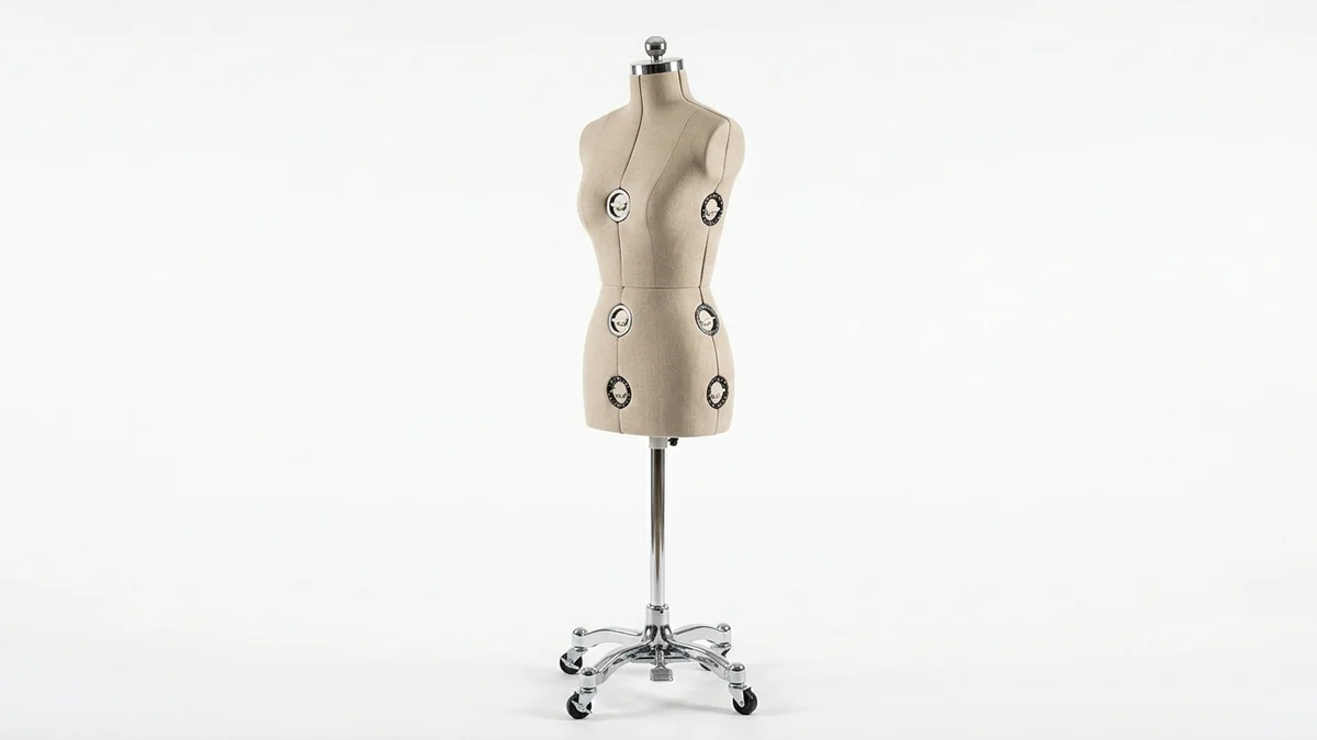 Dritz adjustable dress form for fitting clothing alterations