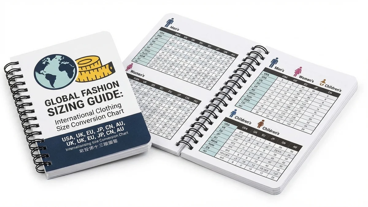 Clothing Size Converter Book