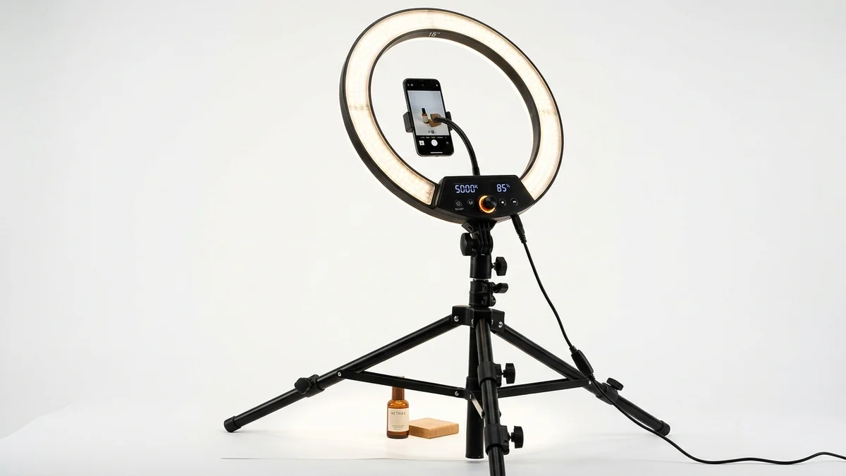 Neewer 18-inch ring light for fashion photography