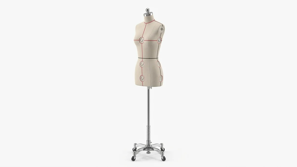 Dritz adjustable dress form for garment design reference