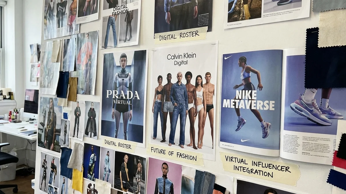 Major fashion brands using virtual models in their campaigns and product photography